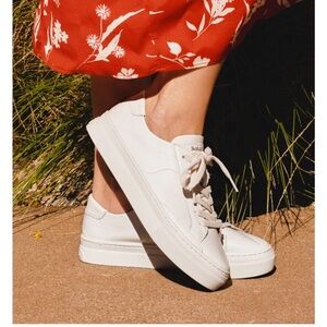 White Soludos Ibiza Platform Sneaker - size 7.5 - NWOT